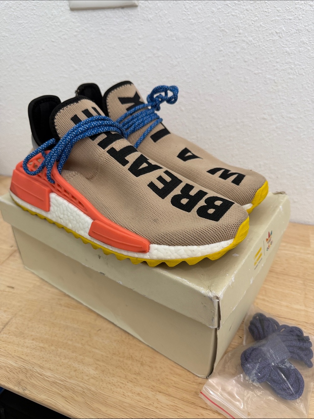 Size 9- Pharrell x adidas NMD Trail Human Race